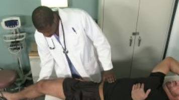 Muscle Daddy Refers U 2 His Doctor, Dr. Big Black Dick!